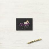 De Koningin Camping met  caravans Post-it® Notes (Op bureau)