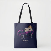 De Koningin Camping met caravans Tote Bag (Voorkant)