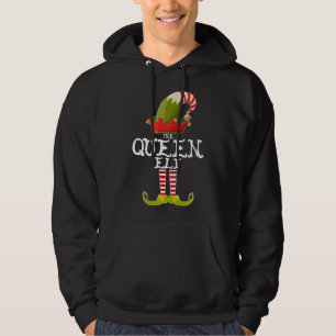 De koningin Elf Funny kerstcadeau komt overeen met Hoodie