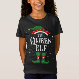 De koningin Elf Matching Family Funny De koningin T-shirt