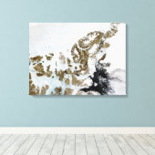 De koningin Elizabeth Islands 2 Canvas Afdruk (Insitu (Houten vloer))