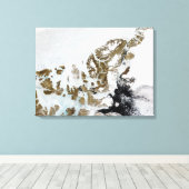 De koningin Elizabeth Islands 2 Canvas Afdruk (Insitu (Houten vloer))