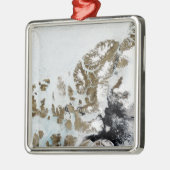 De koningin Elizabeth Islands 2 Metalen Ornament (Links)