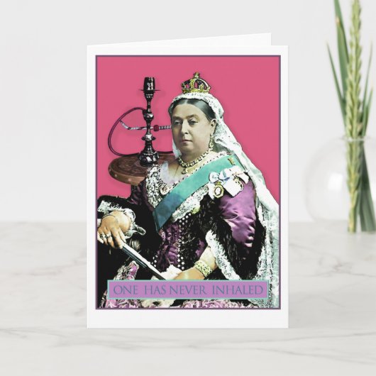 De koningin en de waterpijp kaart (Voorkant)