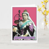 De koningin en de waterpijp kaart (Gele Bloem)