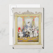 De koningin en prins Albert thuis Briefkaart (Voorkant / Achterkant)