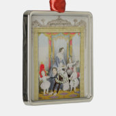 De koningin en prins Albert thuis Metalen Ornament (Rechts)
