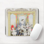 De koningin en prins Albert thuis Muismat (Met muis)