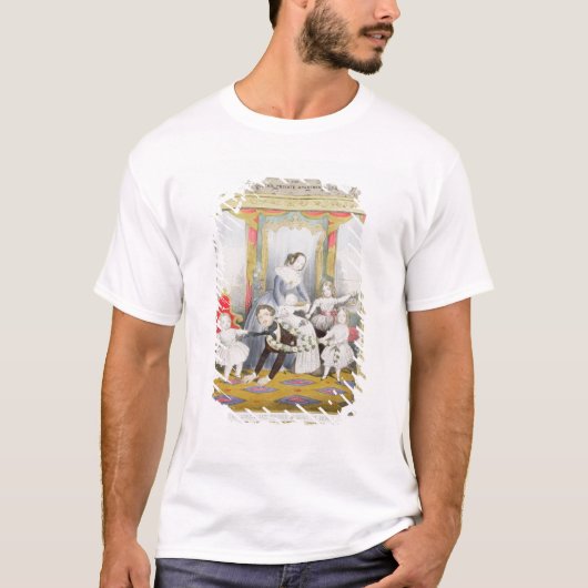 De koningin en prins Albert thuis T-shirt (Voorkant)
