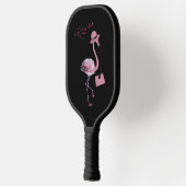 De koningin heeft de stijlvolle chique roze flamin pickleball paddle (Links)