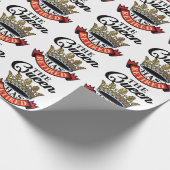 De koningin heeft de vrouwelijke pensioen cadeaupapier (Hoek)