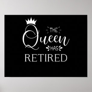 De koningin heeft met pensioen 2022 cadeau voor ha poster