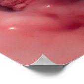 De koningin in de kroon met friet en alpaca poster (Hoek)