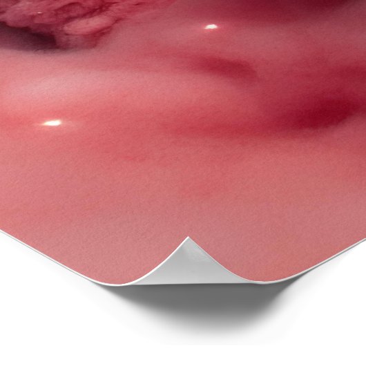 De koningin in de kroon met friet en alpaca poster (Hoek)