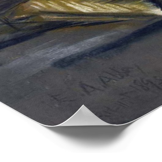 De koningin in in Hamlet Poster (Hoek)