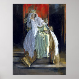 De koningin in in Hamlet Poster