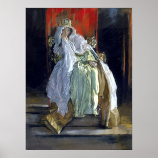 De koningin in in Hamlet Poster