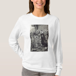 De koningin investeert de keizer van de Fransen T-shirt