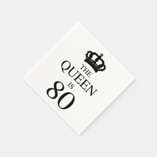 De koningin is 80 servetten (Hoek)