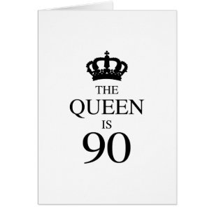 De koningin is 90