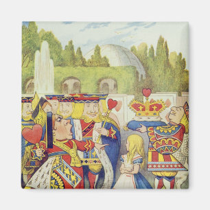 De koningin is gekomen. En is ze niet boos." Magneet