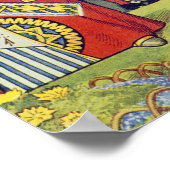 De koningin is gekomen. En is ze niet boos." Poster (Hoek)