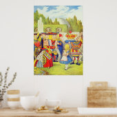 De koningin is gekomen. Full Colour Poster (Keuken)