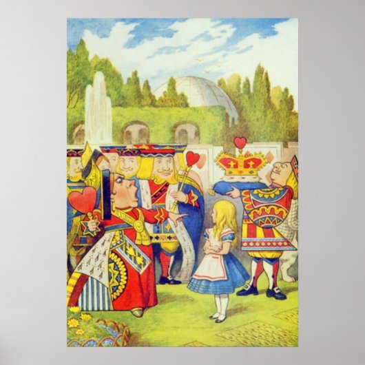 De koningin is gekomen. Full Colour Poster (Voorkant)