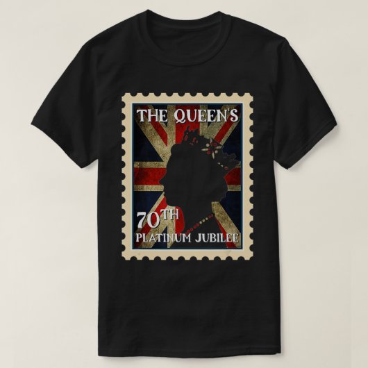De koningin is Platinum Jubilee 20221952 Verenigd T-shirt (Design voorkant)