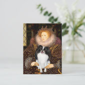 De Koningin - Japanse Chin 3 Briefkaart (Staand voorkant)