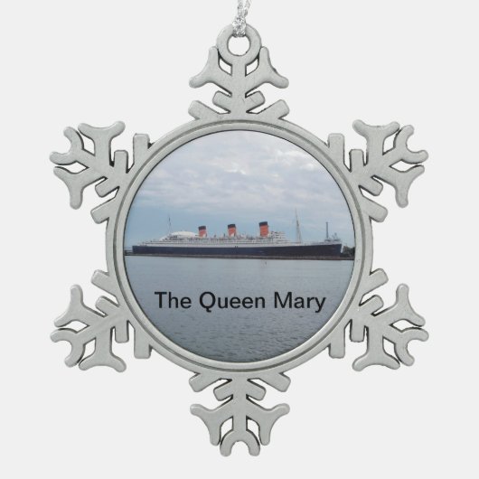 De koningin Mary Cruise Ship Ornament (Voorkant)