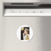 De koningin 'neus' koos een diamantjaar. magneet (Insitu (Vaatwasser))