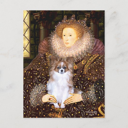 De Koningin - Papillon 6 Briefkaart (Voorkant)