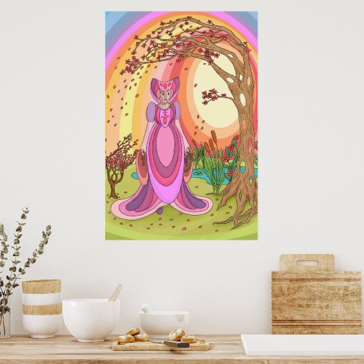 De koningin poster (Keuken)