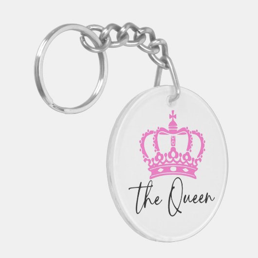 De koningin sleutelhanger (Voorkant Links)
