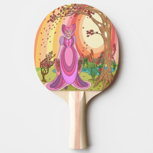 De koningin tafeltennisbatje (Voorkant)