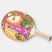 De koningin tafeltennisbatje (Zijkant)