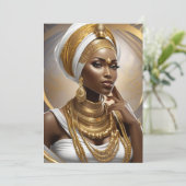 De Koningin Uitnodigingen & Aankondigingen (Staand voorkant)