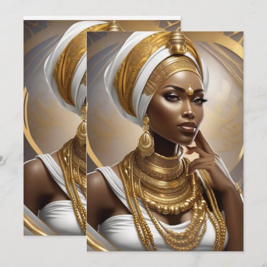 De Koningin Uitnodigingen & Aankondigingen (Voorkant / Achterkant)