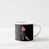 De koningin van alles. Tekst en naam bewerken Espresso Kop (Rechts)