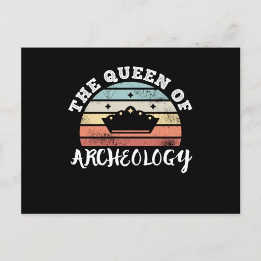 De Koningin van Archeologie Moederdag Geschenken Briefkaart (Voorkant)