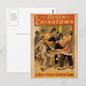 De koningin van Chinatown Briefkaart (Voorkant / Achterkant)