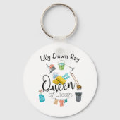 De koningin van Clean Sleutelhanger (Voorkant)