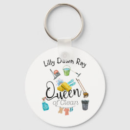 De koningin van Clean Sleutelhanger