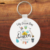 De koningin van Clean Sleutelhanger (Voorkant)