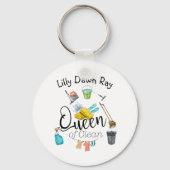 De koningin van Clean Sleutelhanger (Achterkant)
