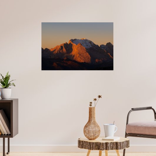 De koningin van de Dolomieten Marmolada Poster (Woonkamer 3)
