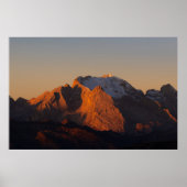 De koningin van de Dolomieten Marmolada Poster (Voorkant)