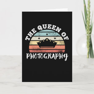 De Koningin van de Fotografie Moederdag Geschenken Kaart