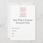 De koningin van de harten maakte wat tarts kaart (Achterkant)